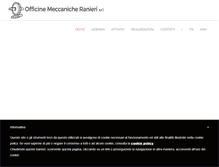 Tablet Screenshot of officineranieri.com